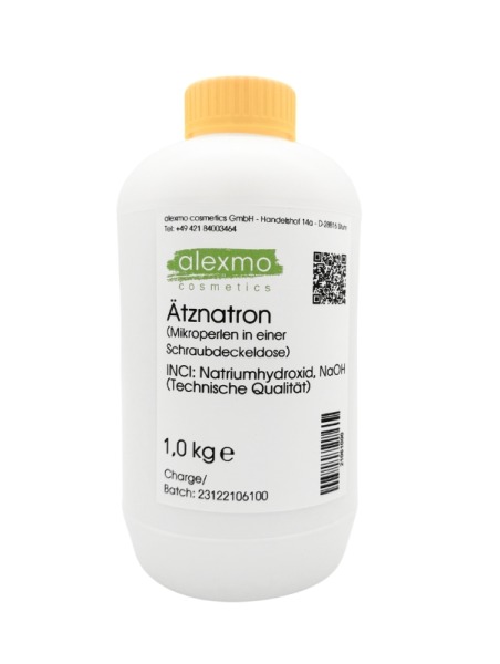 Ätznatron (Mikroperlen in einer Schraubdeckeldose)